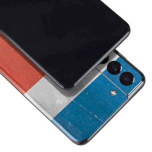 Costa Rican Flag Distressed Galaxy S21 Plus 5G Skin